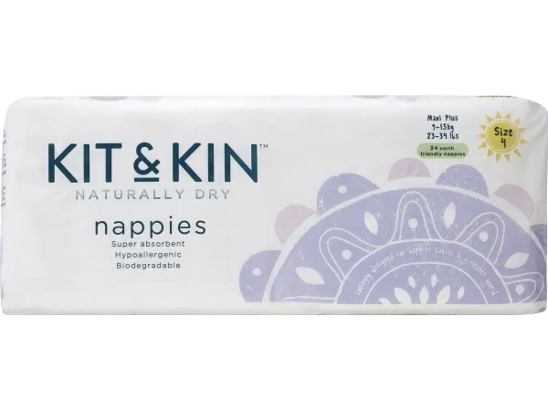 Kit and Kin bleier 4, 9-15 kg, 34 stk.