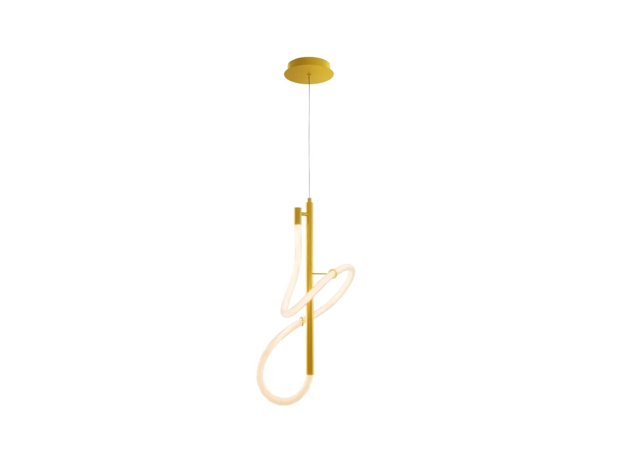 Hengelampe Domoletti PENDANT LED LIGHT TIGRIS BAR 4000K GOLD