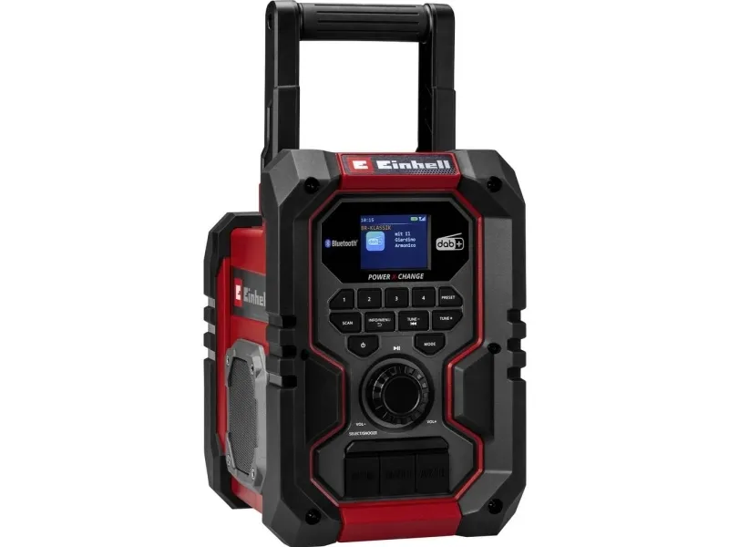 EINHELL batteridrevet radio TE-CR 18 Li DAB+/FM/BT - Solo - SOLO
