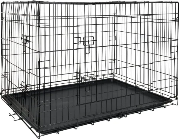 Funfit multifunksjonelt metallbur – inngjerding for hund/katt og andre dyr XXL