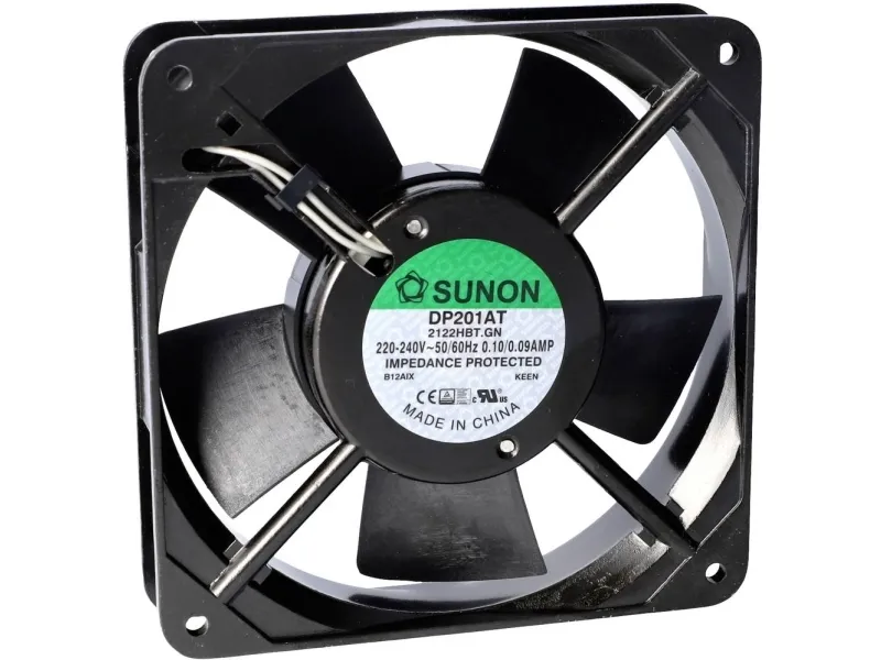 Sunon DP201AT-2122HBL.GN aksialvifte 230V AC 120x120x25 mm 112 m³/h kulelager