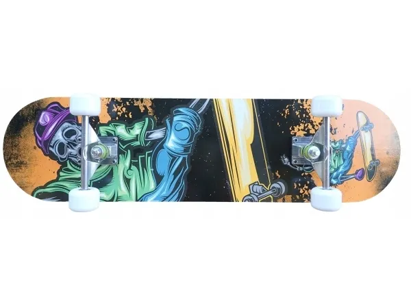 Klassisk skateboard for barn i tre, KUBISPORT-romskalle