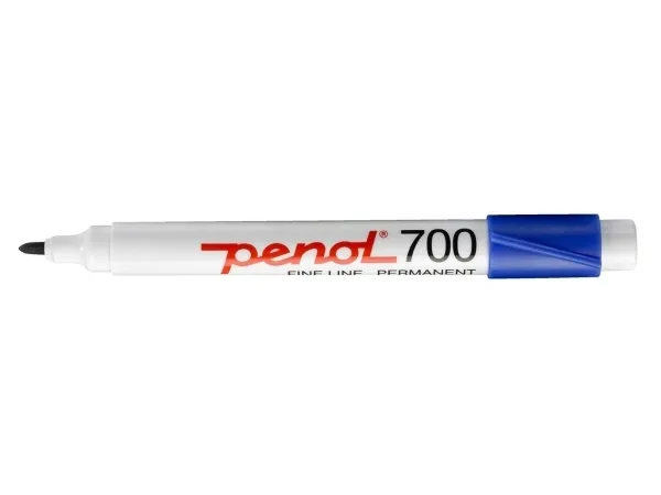Marker Penol 750 blå 2-5mm skrå spids - (10 stk.)