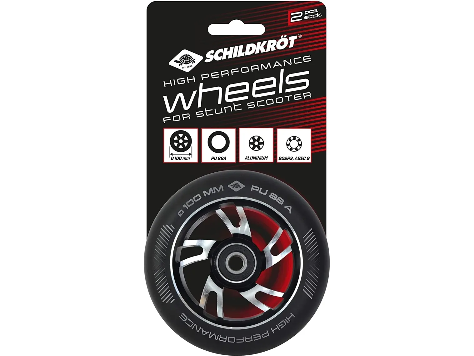 SCHILDKRÖT Waveboard Good Vibes Ocean Drive stort plastdekk med sklisikker struktur – 1 stk (510804)