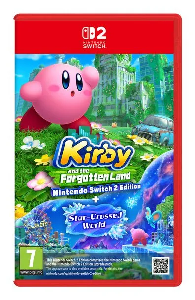 Nintendo Kirby and the Forgotten Land - Switch 2 Edition + Star-Crossed World (Switch 2), Nintendo Switch 2, Fysisk medium