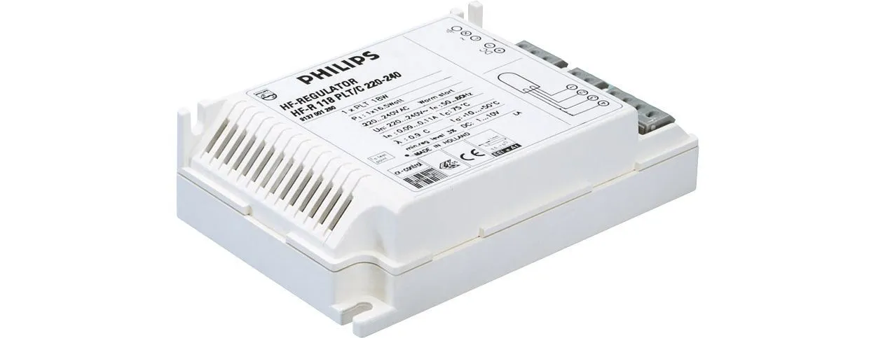 Philips HF-R 2 26-42 PL-T/C EII 220-240V 50/60Hz, Ballast, Hvit, AC, 220-240 V, 230 g, 1 stykker