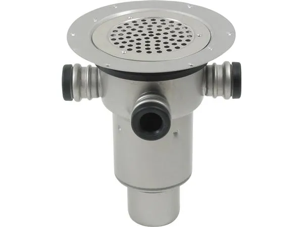 Blücher 75 mm afløbsskål til vinyl, med studs, lodret