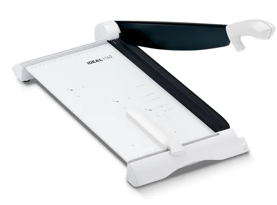 Ideal Office application 1142, 43 cm, 15 ark, 43 cm, Manuell klemme, Rustfritt stål, two side scales in cm/mm