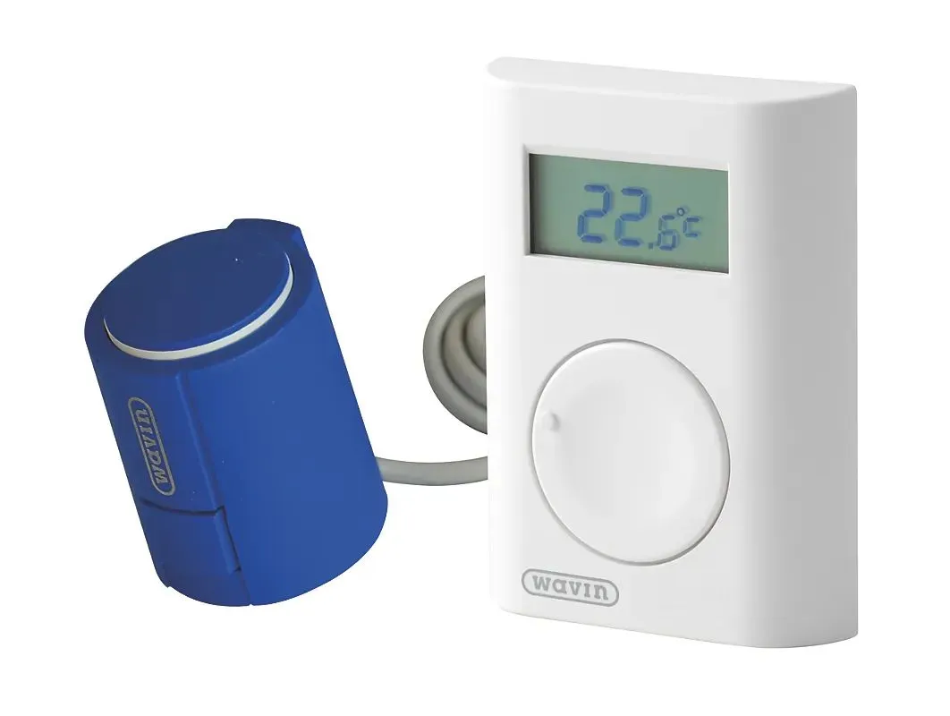 Wavin AHC9000 Trådløs romtermostat med infrarød sensor og teleostat