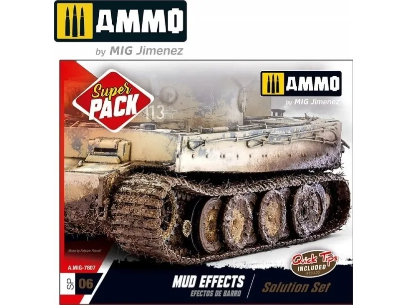 Vallejo Ammo: Super Pack - Mud Effects Solution Set