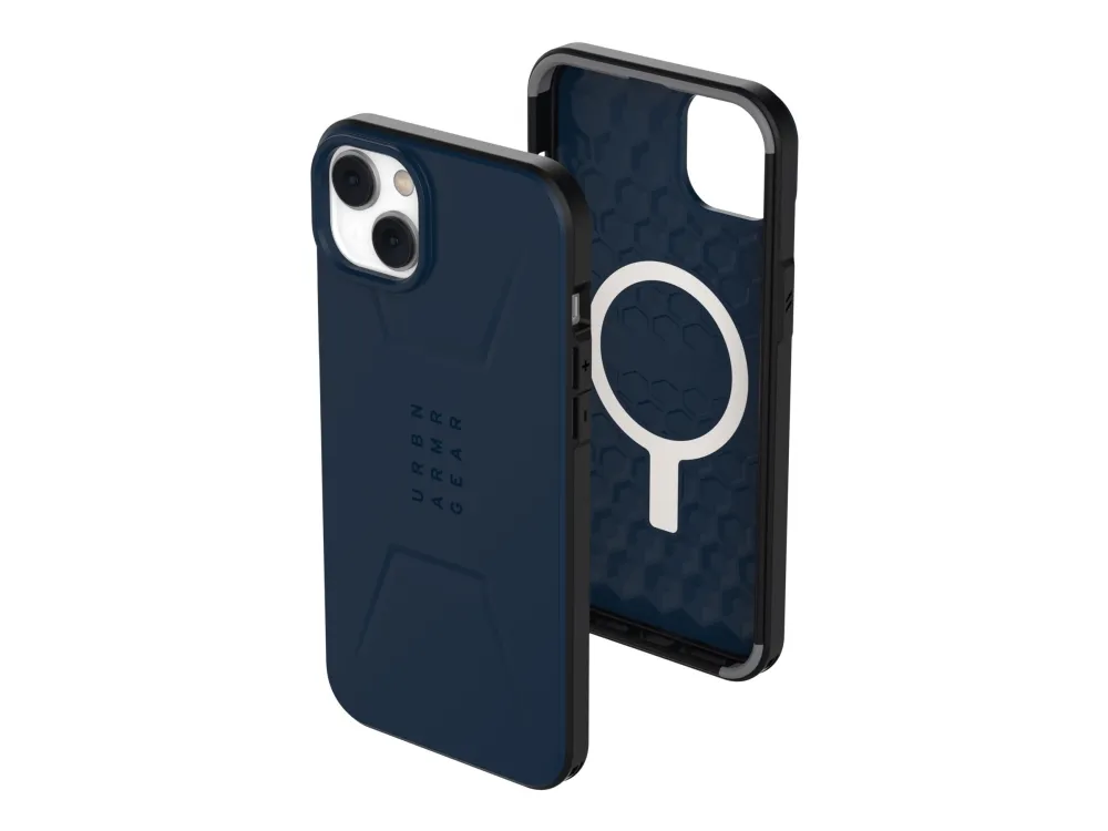 UAG Rugged Case for iPhone 14 Plus [6.7-in] - Civilian for MagSafe Mallard - Baksidedeksel for mobiltelefon - plastikk, termoplast-polyuretan (TPU) - mallard - for Apple iPhone 14 Plus