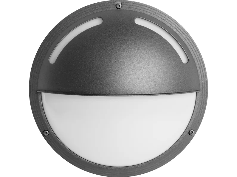 Ocus halvskjerm/spalte 12W LED 6W–12W, 3000–3500–4000K, mikrobølgesensor, RAL7024