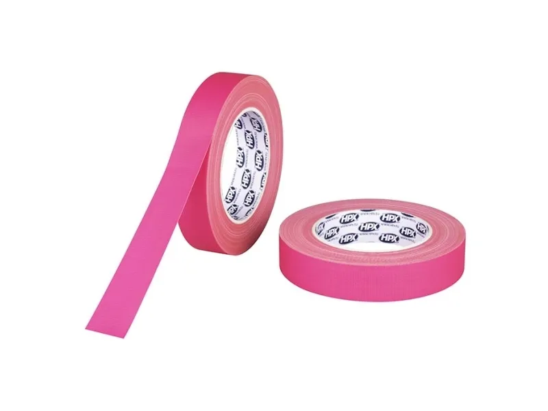 Gaffatape fluo pink, 25mm x 25m