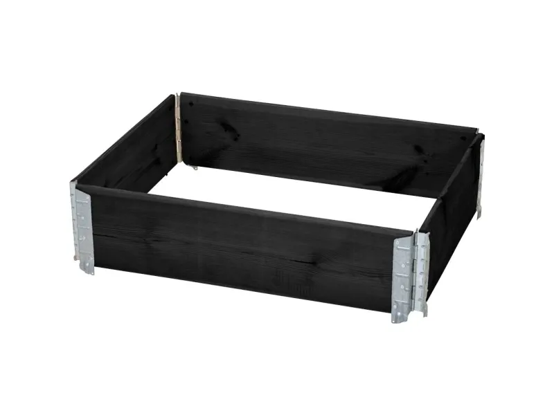 Siena Garden R08001-4BK-GBX høybed svart 1 stk