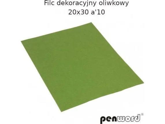 Dekorfilt Porspirhurt 20x30 oliven «10