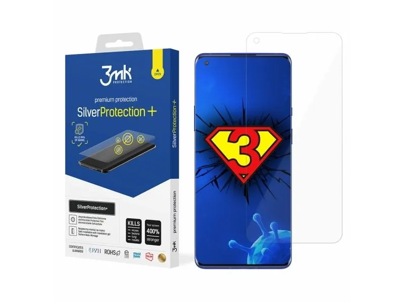 3MK 3MK Silver Protect+ OnePlus 9 Pro antimikrobiell våtfilm