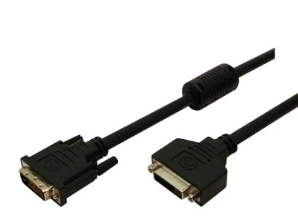 LogiLink DVI-D 5m, 5 m, DVI-D, DVI-D, Hankjønn, Hunkjønn, Sort