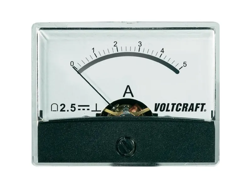 Voltcraft AM-60X46/5A/DC innbyggingsmåler AM-60X46/5A/DC 5 A dreiespole