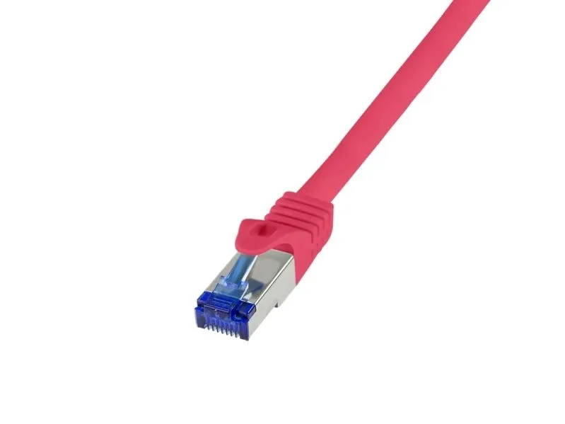 LogiLink C6A064S, 3 m, Cat6a, S/FTP (S-STP), RJ-45, RJ-45, Rød