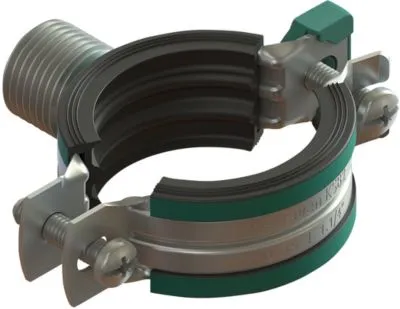 WalravenM8/10/1/2''Ø192-200mm - Elforzinket KSB2 Triple Rørbøjle
