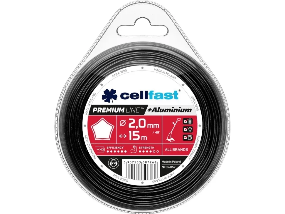 Cellfast premium skjærelinje 3,0 mm / 15 m, stjerne (35-056)