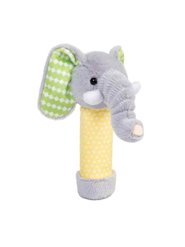 Bigjigs Elephant Plush Rattle