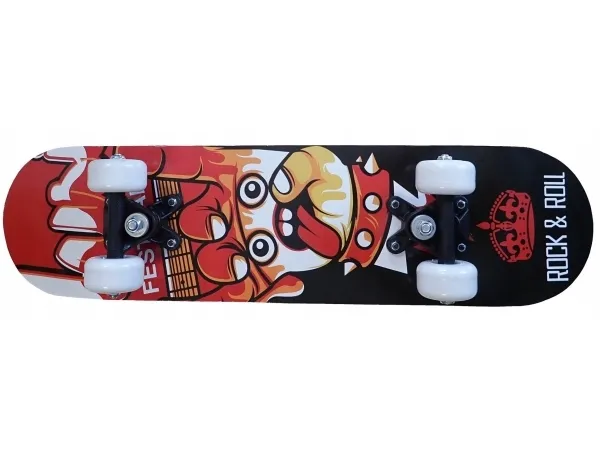 Klassisk skateboard for barn i tre, KUBISPORT Rock & Roll