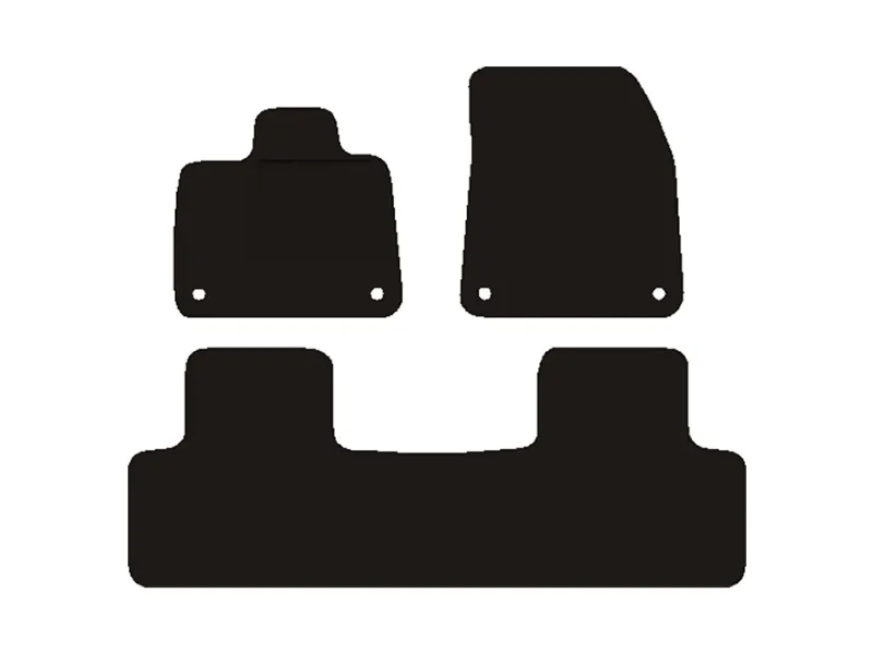 Bilmatter Polestar 3 (P519) 2024- Nål-filt