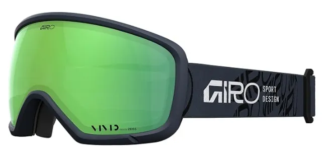 Giro Ringo Goggle, Doble linser, Svart, Menn, Sfærisk linse, Svart, Grønn