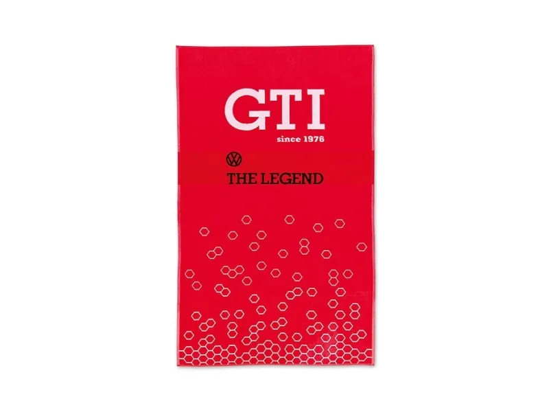 Strandhåndklæde, VW GTI ''The Legend'', rød