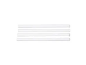 Sugerør Ø13x220 mm uden knæk Bionedbrydelig Papir Hvid,100 stk/ps - (100 stk.)