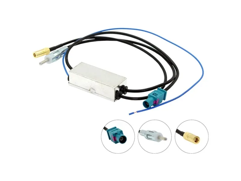 Connects2 dab splitter fakra til din