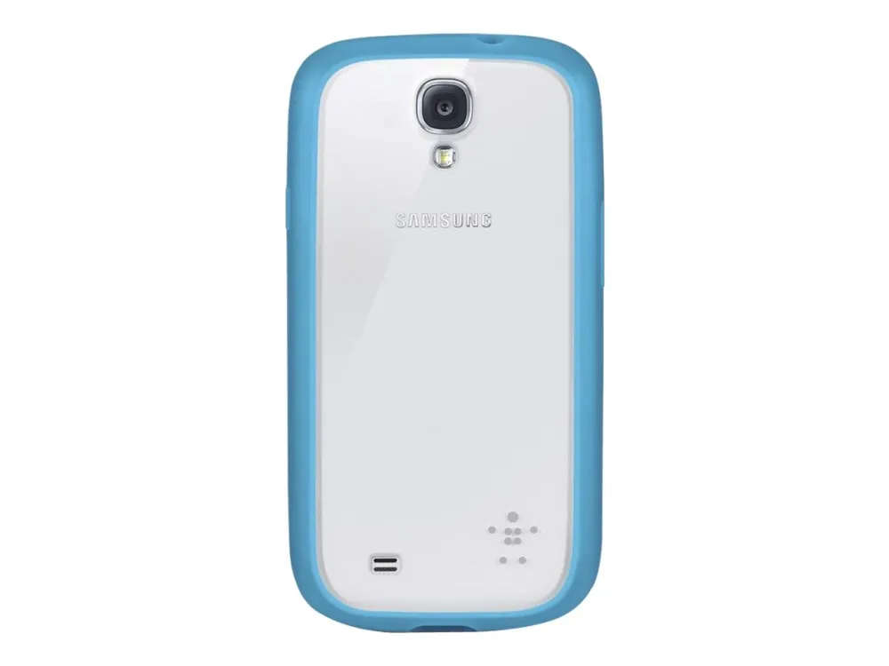 Belkin View - Beskyttelsesveske for mobiltelefon - polykarbonat - klar, topas - for Samsung Galaxy S4