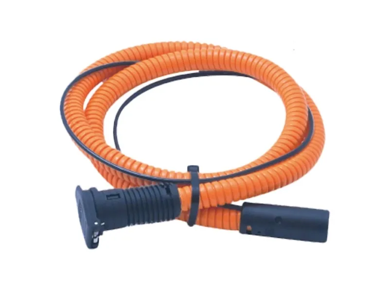 Miniplug indtagskabel 2m orange