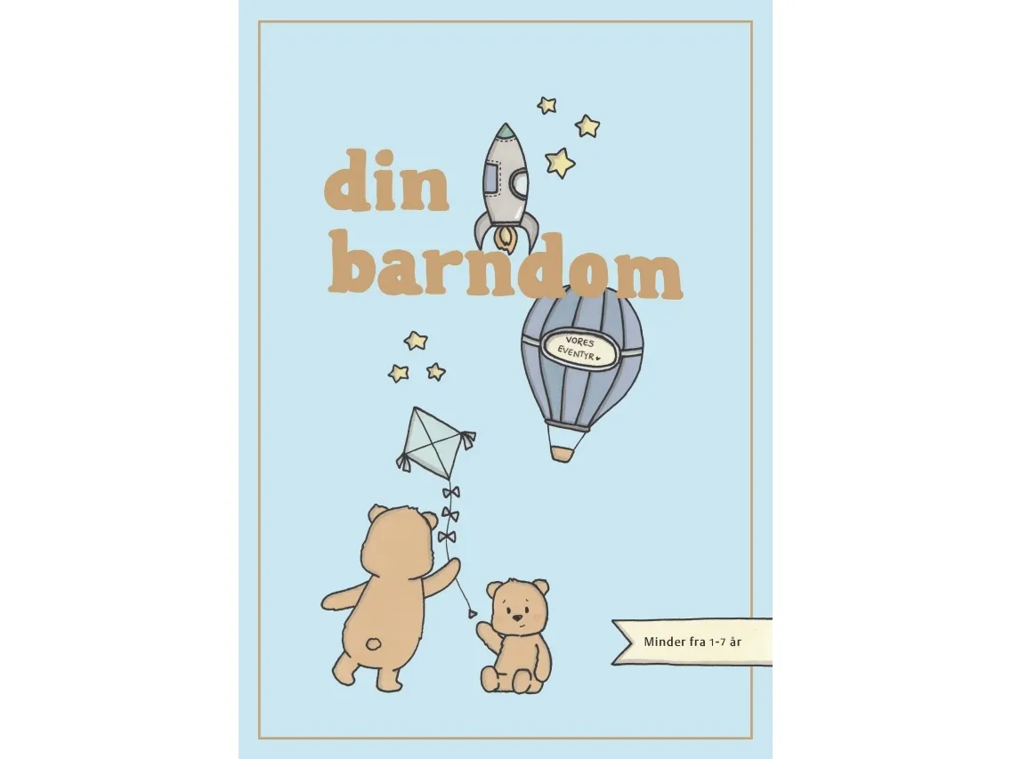 Din barndom - BLÅ | Simone Thorup Eriksen | Språk: Dansk