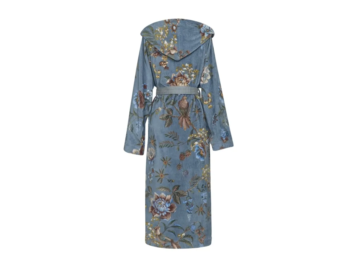 PIP Studio Studio Bathrobe Secret Garden Blue XXL