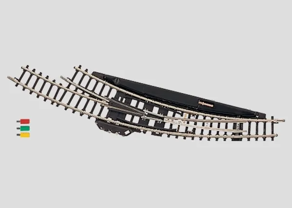 Märklin Electric Right Curved Turnout, 15 år, Svart, Gult