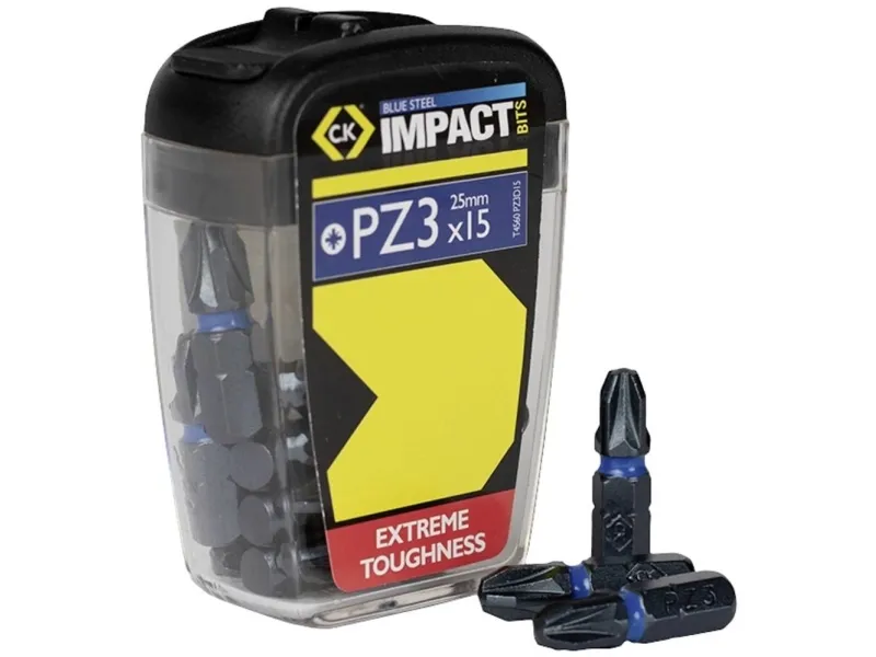 C.K Blue Steel T4560 PZ3D15 kryssbit 15 deler Pozidriv