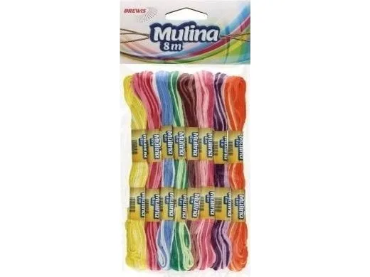 BREWIS Mulina multicolor 8 m 8 stk