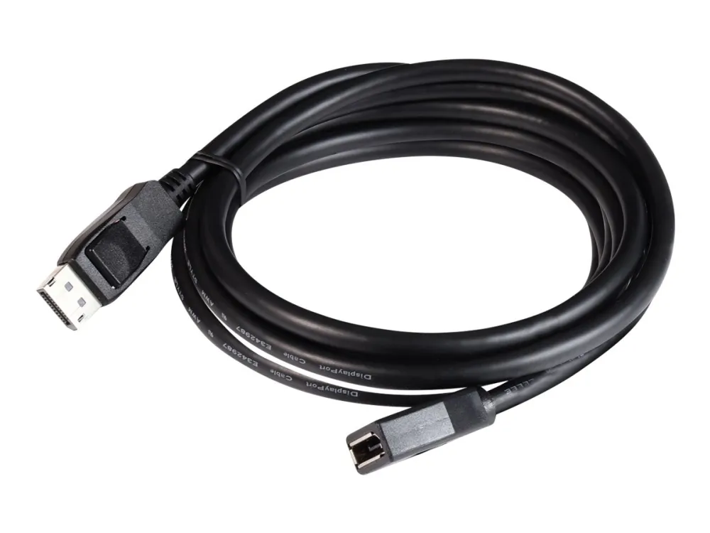 Club 3D - DisplayPort-forlengelseskabel - DisplayPort (hunn) til DisplayPort (hann) låst - DisplayPort 1.4 - 3 m - 8K-støtte