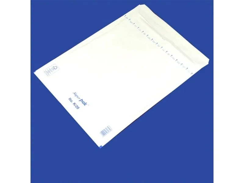 Office Products selvklebende konvolutter med bobleplast OFFICE PRODUCTS, HK, K20, 350x470/370x480 mm, 10 stk, hvit