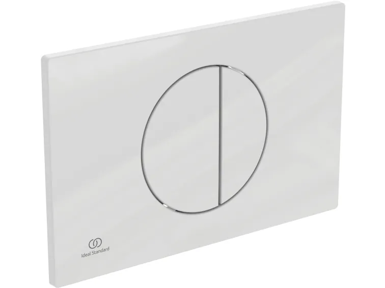 Ideal Standard OLEAS hvid mekanisk betjeningsplade 230x7,5x150mm, til indbygningscisterne #616893100