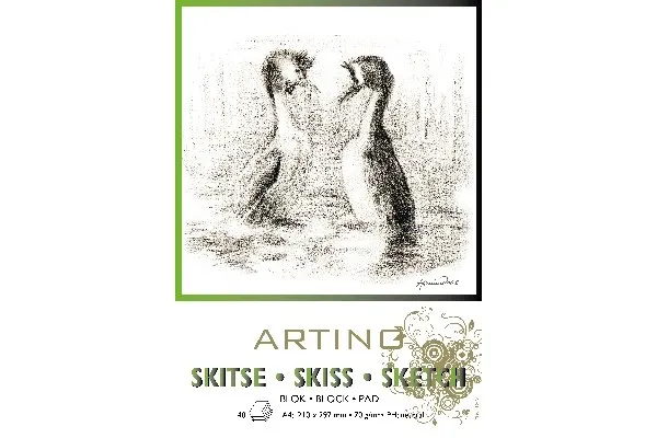 Skisseblokk A4 70 g 40 sider