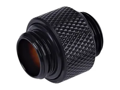 Alphacool HF double nipple G1/4 outer thread to G1/4 outer thread - Forbindelsesadapter for væskekjølesystem - mørkesvart