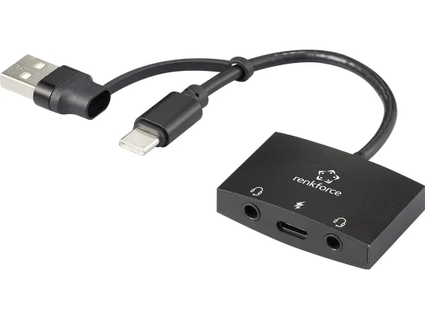 Renkforce RF-AA-200 2.0 lydkort Eksterne eksterne hodetelefonkontakter (RF-4750354)