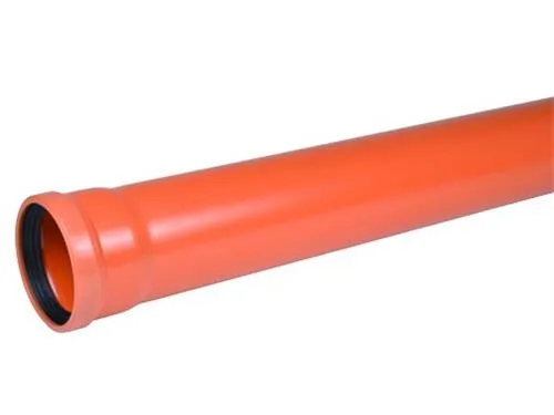 Wavin 110 x 1000 mm PVC-kloakrør m/muffe, klasse S SN8, EN 13476
