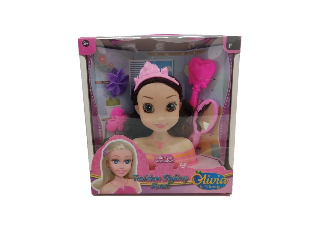 Impulse Toys fashion styling-hode m/4 deler. tilbehør, 2 varianter