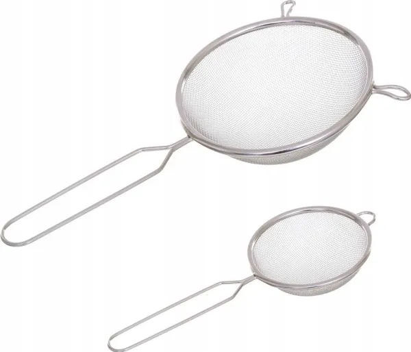 Sett med 2 siler i rustfritt stål