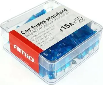 AMiO standard bilsikringer i eske 50 stk 15A