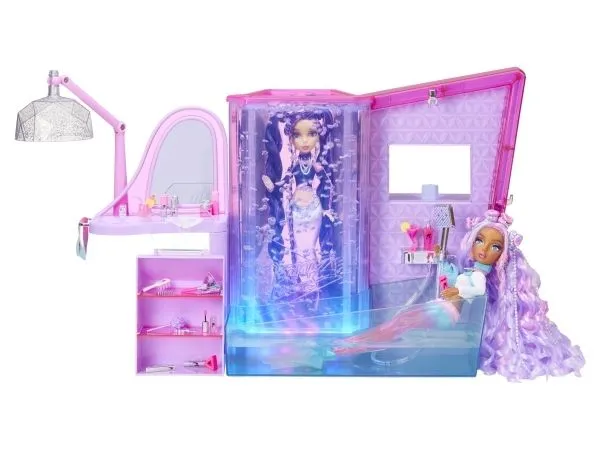 Mermaze Mermaidz Salon Playset, Salong og spa, 4 år, AA, Flerfarget, Plast
